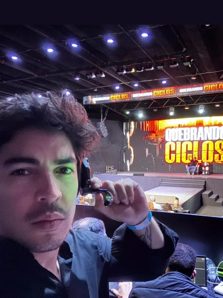 Joe Mello no evento ao vivo do Pablo Marçal